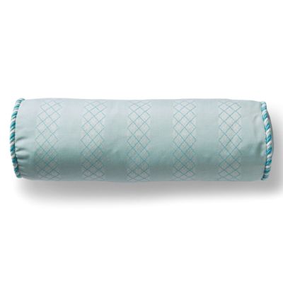 Montego Stripe Aruba Outdoor Bolster Pillow with Cording Frontgate