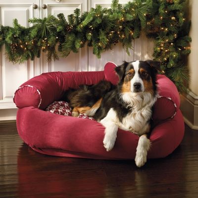 Houndstooth Comfy Couch Pet Bed Frontgate