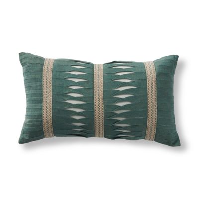Rippled Ribbon Spa Outdoor Lumbar Pillow Frontgate