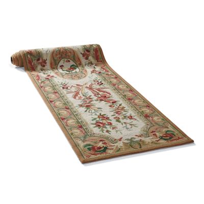 Rooster HandHooked Wool Runner Frontgate