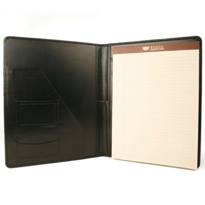 Bosca Monogrammed Leather Writing Pad Cover Frontgate