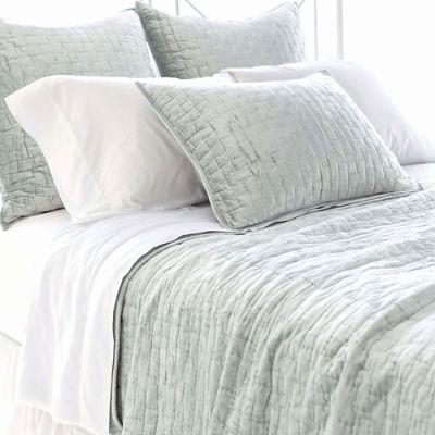 Matte Velvet Quilt and Sham Frontgate