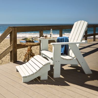 Classic Adirondack Chair and Ottoman Frontgate
