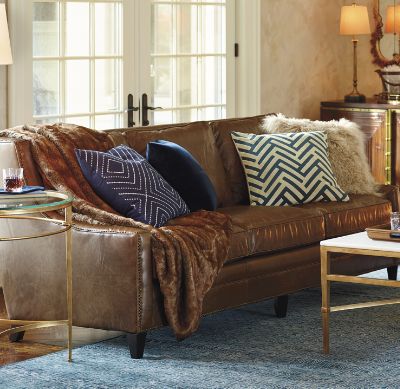 Jasper Leather Furniture Collection Frontgate