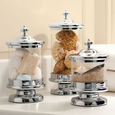 Belmont Bath Storage Canisters Frontgate