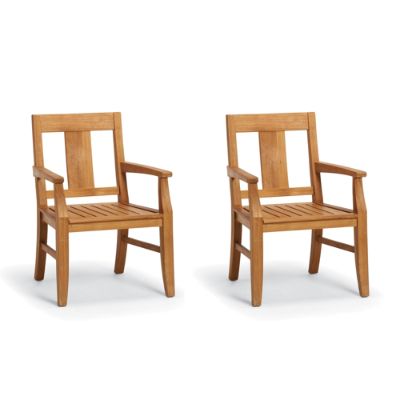 Melbourne Set of Two Dining Arm Chairs Frontgate