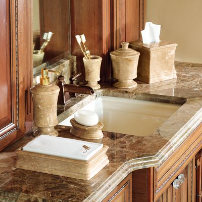 Carved Marble Bath Collection Frontgate