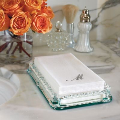 Crystal Guest Towel Tray Frontgate
