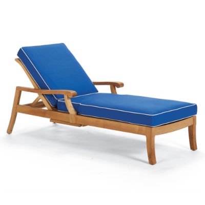 Kensington Teak Chaise Frontgate