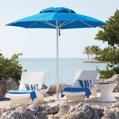 Octagonal CommercialGrade Outdoor Umbrella Frontgate