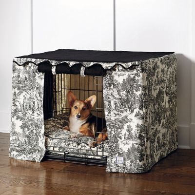 Toile Crate Cover and Pet Bed Frontgate