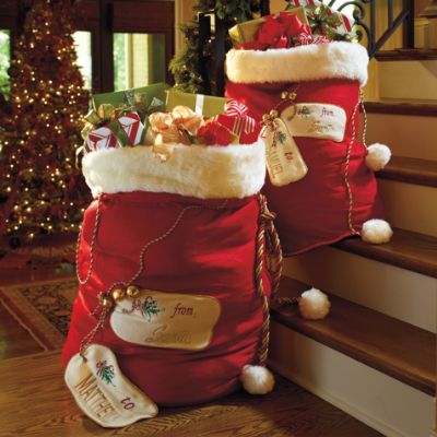 Personalized Santa Bags Frontgate
