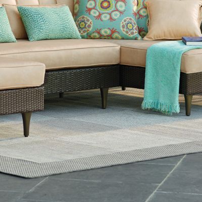 Terrace Squares Outdoor Rug Frontgate