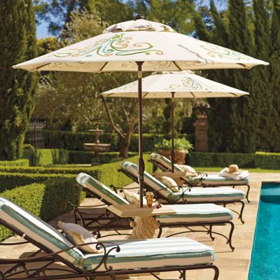 9' Ombre Estate Umbrella Frontgate