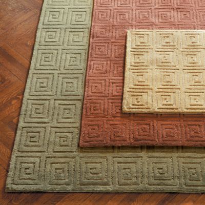 Tibetan Greek Key Wool Area Rugs Frontgate