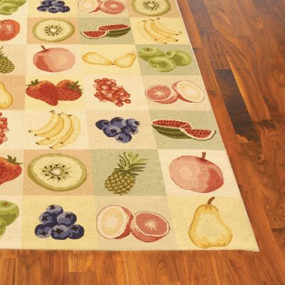 Handhooked Chelsea Fruit Area Rug Frontgate