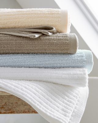 EILEEN FISHER Cotton & Linen Ribbed Towels Hill