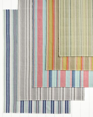 Cottage Stripe Cotton Rug Collection by Dash and Albert