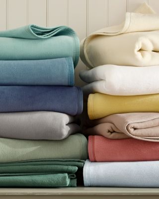 Cotton Fleece Blanket, Cotton Fleece Throw Hill