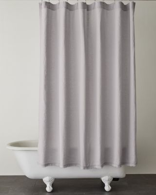 Eileen Fisher Washed Linen Shower Curtains Hill