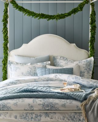 Signature Toile Floral Flannel Duvet Cover Hill