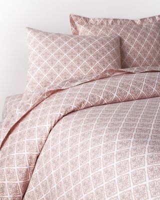 Hill Signature Tile Flannel Bedding Hill