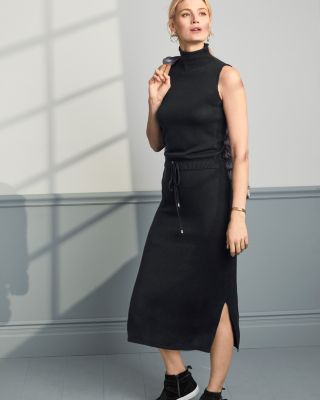 Sleeveless Turtleneck Dress Hill