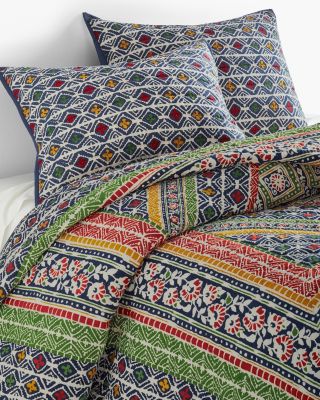 Taza Patchwork Quilt and Sham Hill
