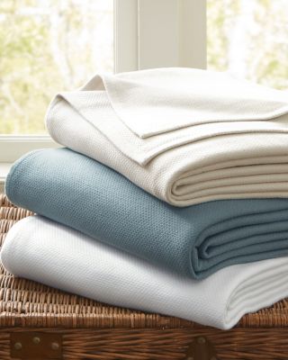 DiamondWeave Cotton Blanket Hill