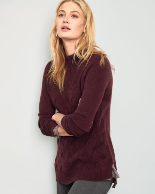 Cashmere Cabled Sweater Hill