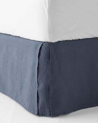 Solid RelaxedLinen Bedskirt Hill
