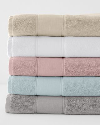 LinenTrimmed Bath Sheet Hill