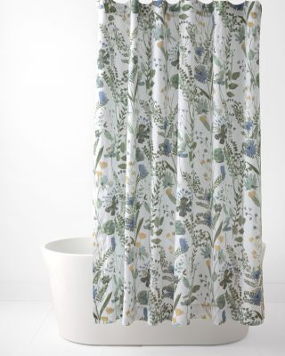 Wildflower Linen Shower Curtain Hill