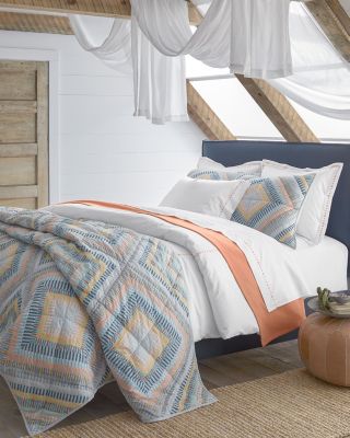 PJStripe Pieced Quilt and Sham Hill