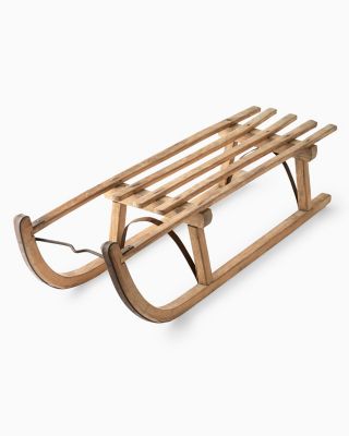 Vintage Wooden Sled Hill