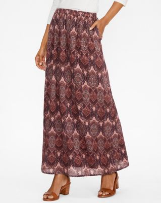 Essential Gauze Maxi Skirt Hill
