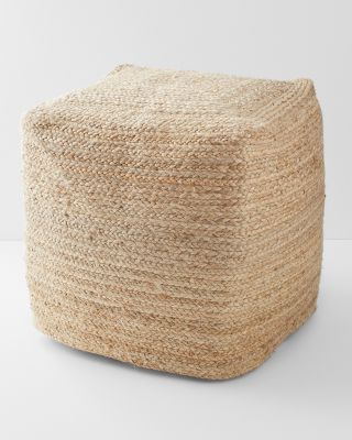 Jute Braided Pouf Hill