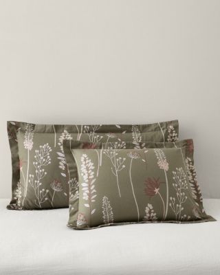 Signature High Line Floral Flannel Sham Hill
