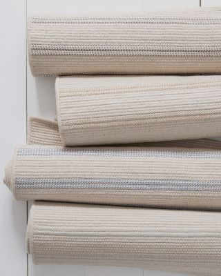 Sunbrella® IndoorOutdoor Braided Striped Rug Hill