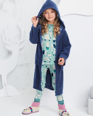 Kids' Fleece Robe Hill