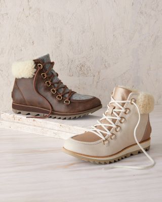 SOREL Harlow Lace Cozy Boots Hill