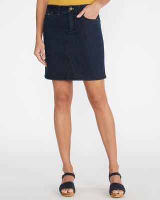 Essential Straight Denim Skirt Hill