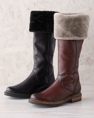 Frye Veronica Tall Shearling Boots Hill