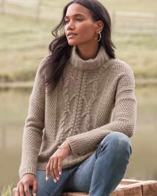 RecycledCashmere Cozy Turtleneck Hill