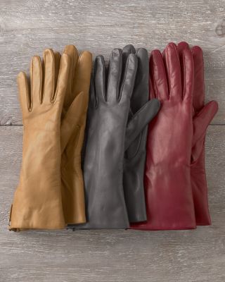 SideZip Leather Gloves Hill