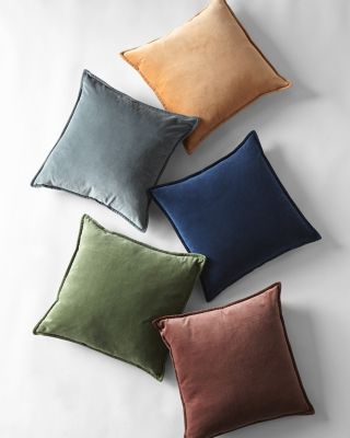 Cotton Velvet Pillow Cover Hill