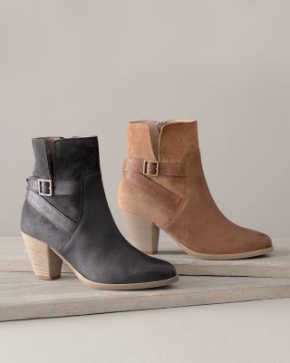 Riley Heeled Buckle Boots Hill