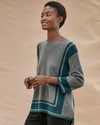 RecycledCashmere Striped Sweater Hill