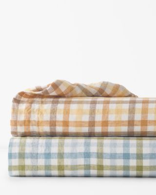 Plaid RelaxedLinen Bedding Hill