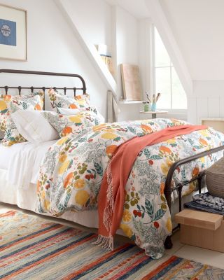 Fruit Garden RelaxedLinen Duvet Cover, Sham, and Pillow Cover